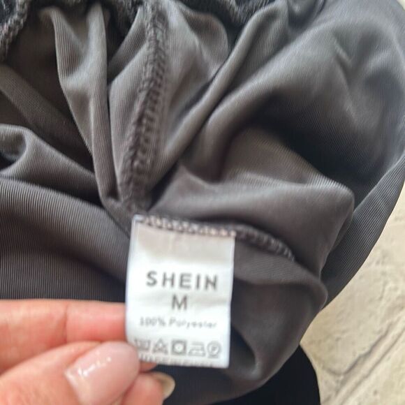 SHEIN Black Velvet Style Lounge Pants - Picture 5 of 5